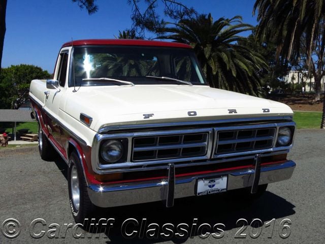1971 Ford F-100 Sport Custom SHORT BED STYLESIDE PICKUP  - 14956775 - 7