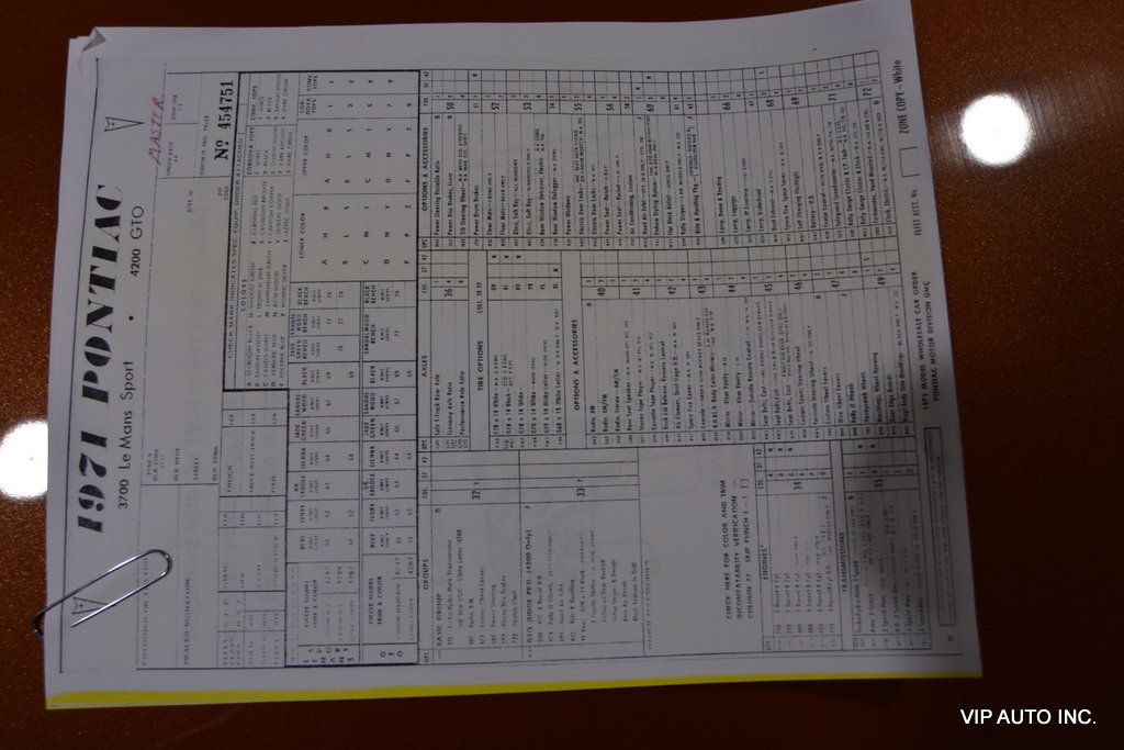1971 Pontiac GTO  - 22898224 - 31