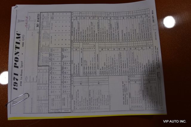 1971 Pontiac GTO  - 22898224 - 31