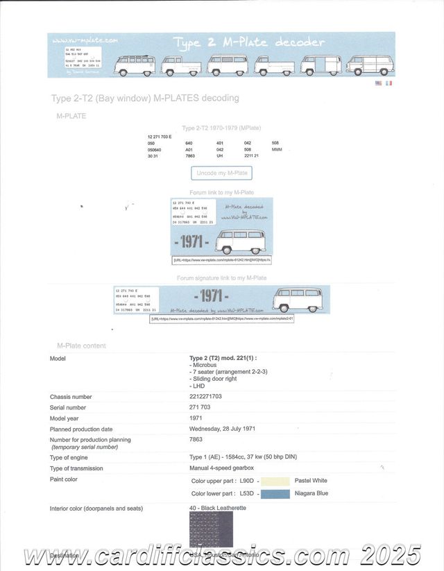 1971 Volkswagen Bus  - 22457681 - 98