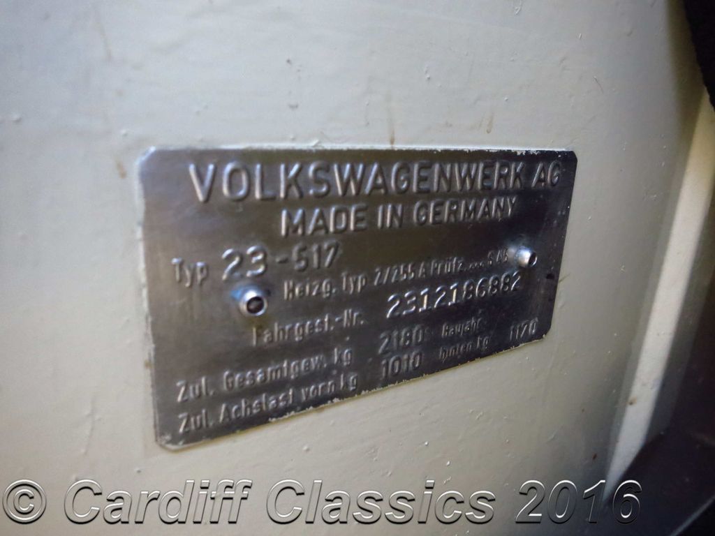 1971 Volkswagen Westfalia Bus 1600cc Campmobile T2 - 15310142 - 28