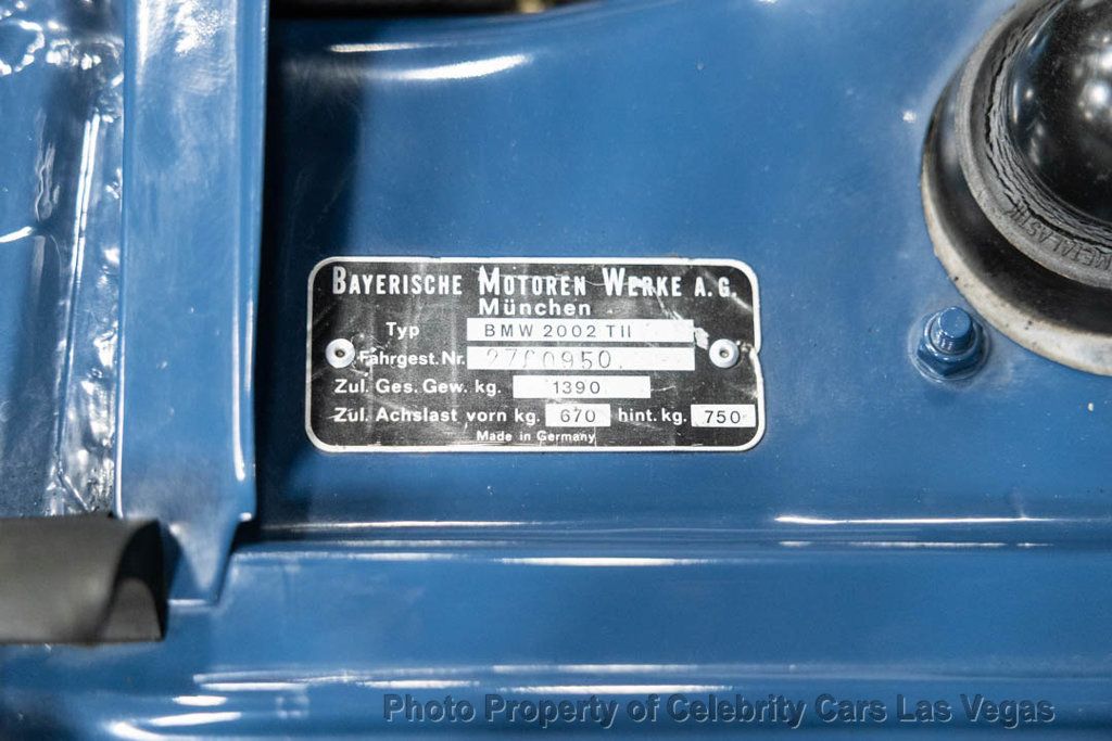 1972 BMW 2002 tii frame off restoration  - 23018229 - 12