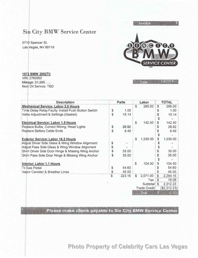 1972 BMW 2002 tii frame off restoration  - 23018229 - 65