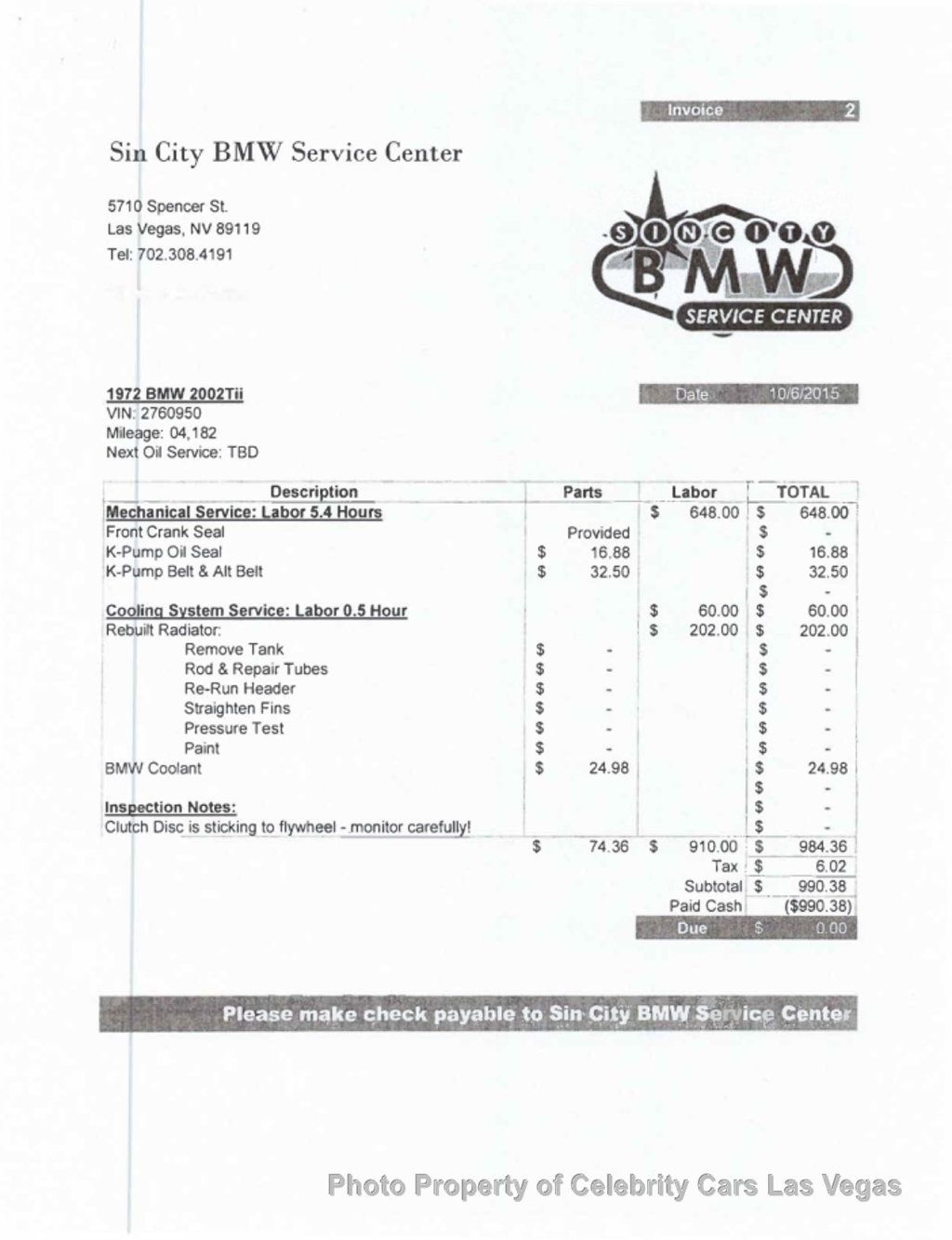 1972 BMW 2002 tii frame off restoration  - 23018229 - 66