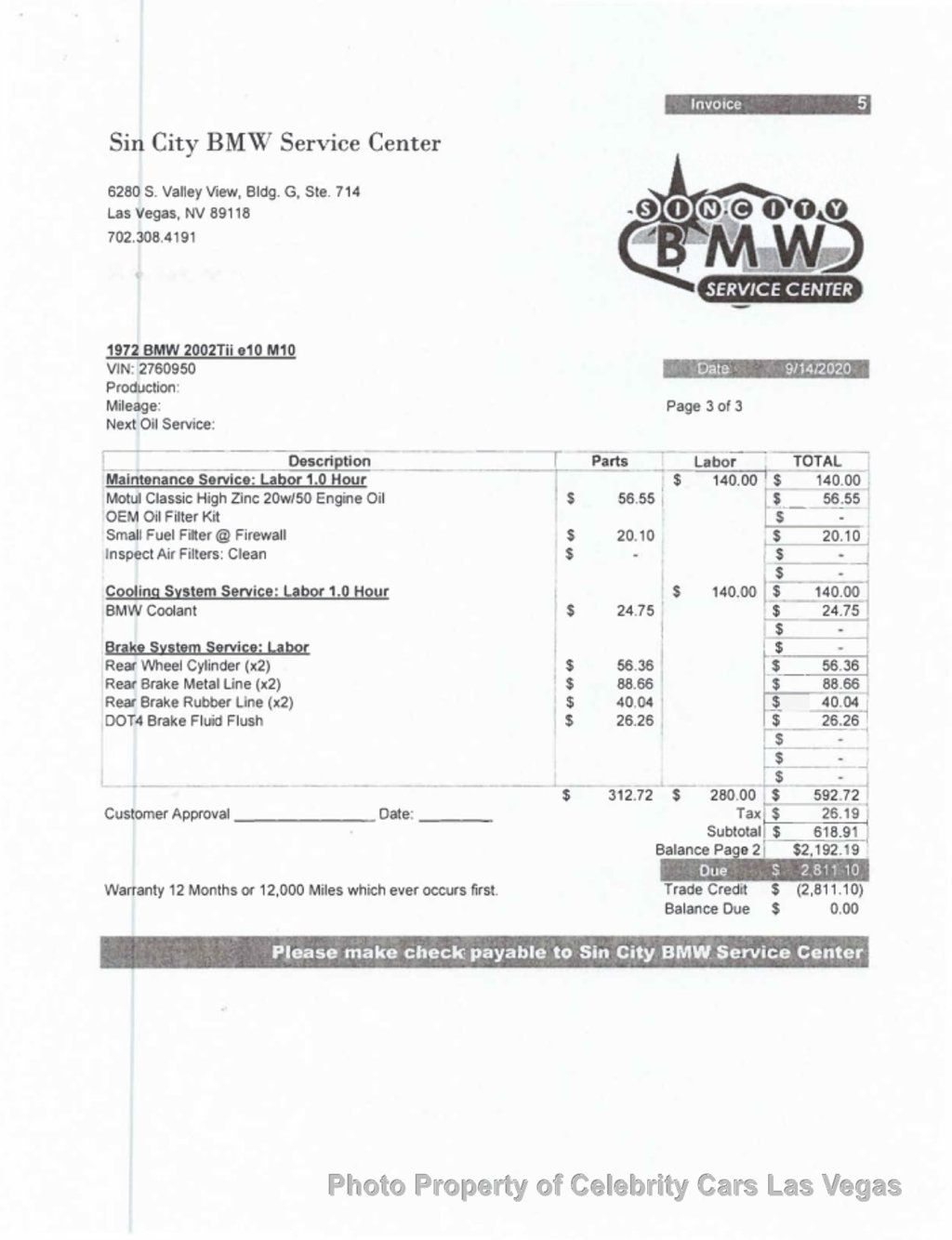 1972 BMW 2002 tii frame off restoration  - 23018229 - 69
