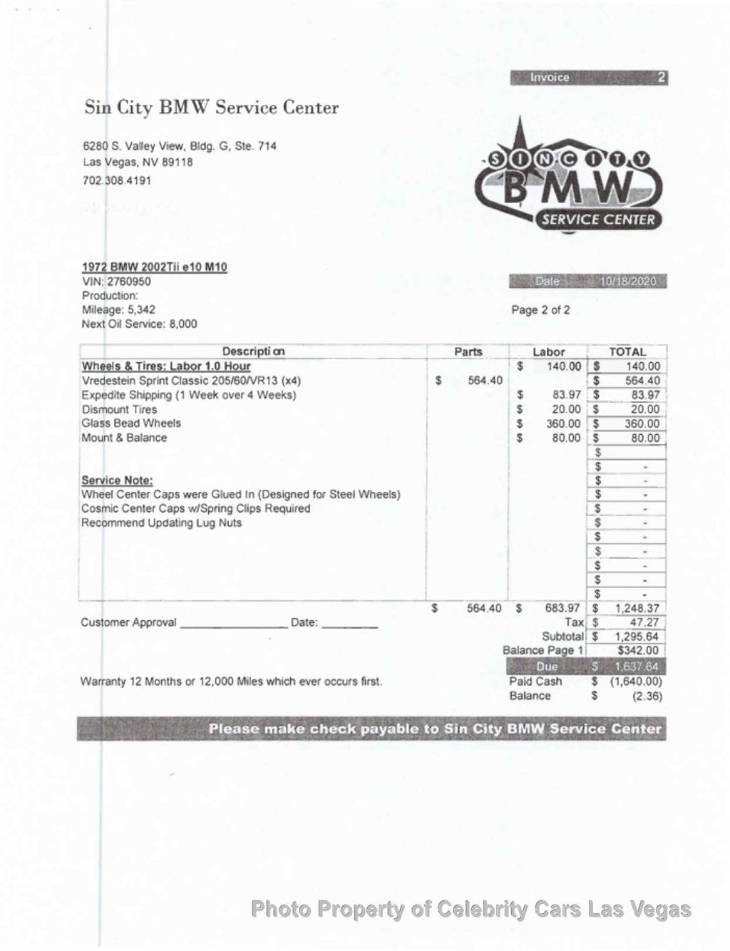 1972 BMW 2002 tii frame off restoration  - 23018229 - 71