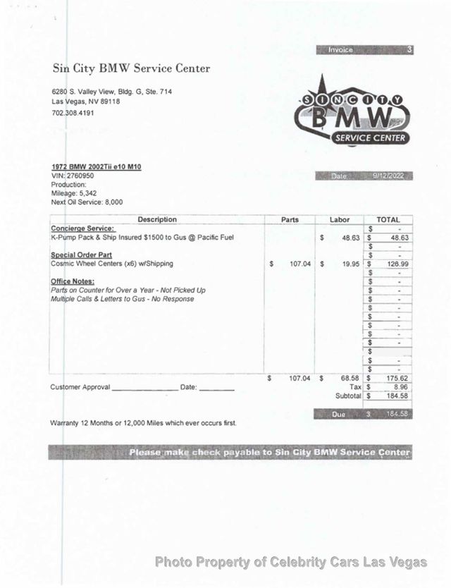 1972 BMW 2002 tii frame off restoration  - 23018229 - 72
