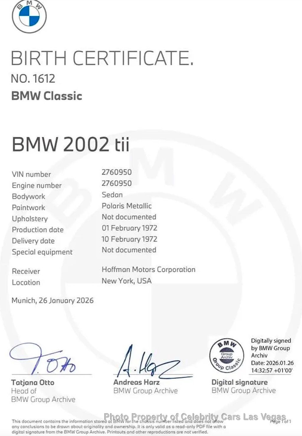 1972 BMW 2002 tii frame off restoration  - 23018229 - 73