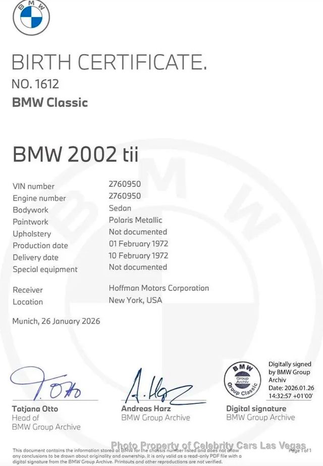 1972 BMW 2002 tii frame off restoration  - 23018229 - 73