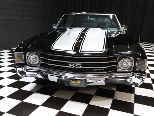 1972 Chevrolet Chevelle 396 - Th400 - Tuxedo Black - 23056705 - 12