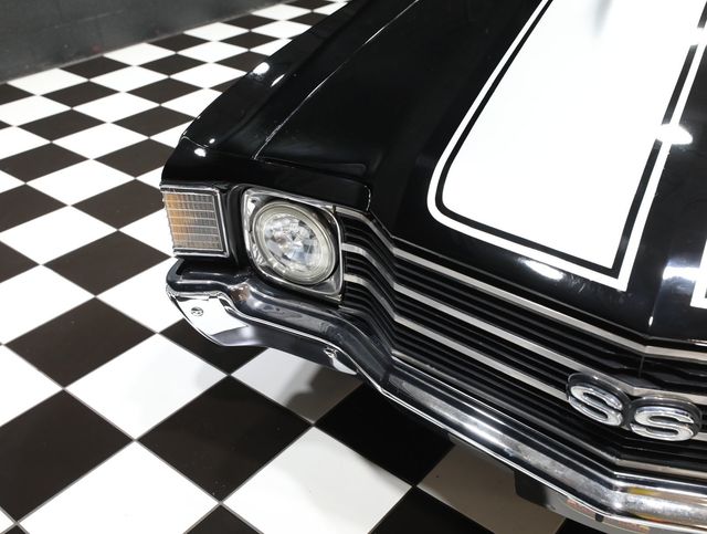 1972 Chevrolet Chevelle 396 - Th400 - Tuxedo Black - 23056705 - 13