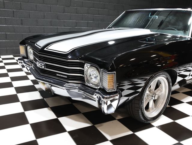 1972 Chevrolet Chevelle 396 - Th400 - Tuxedo Black - 23056705 - 6