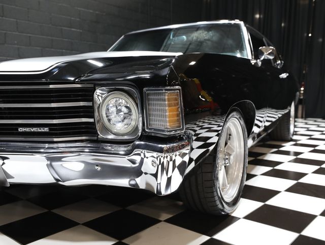 1972 Chevrolet Chevelle 396 - Th400 - Tuxedo Black - 23056705 - 8