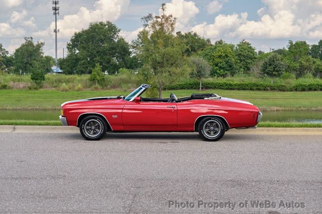 1972 Chevrolet Chevelle SS Convertible LS5 Matching Numbers - 22600235 - 25