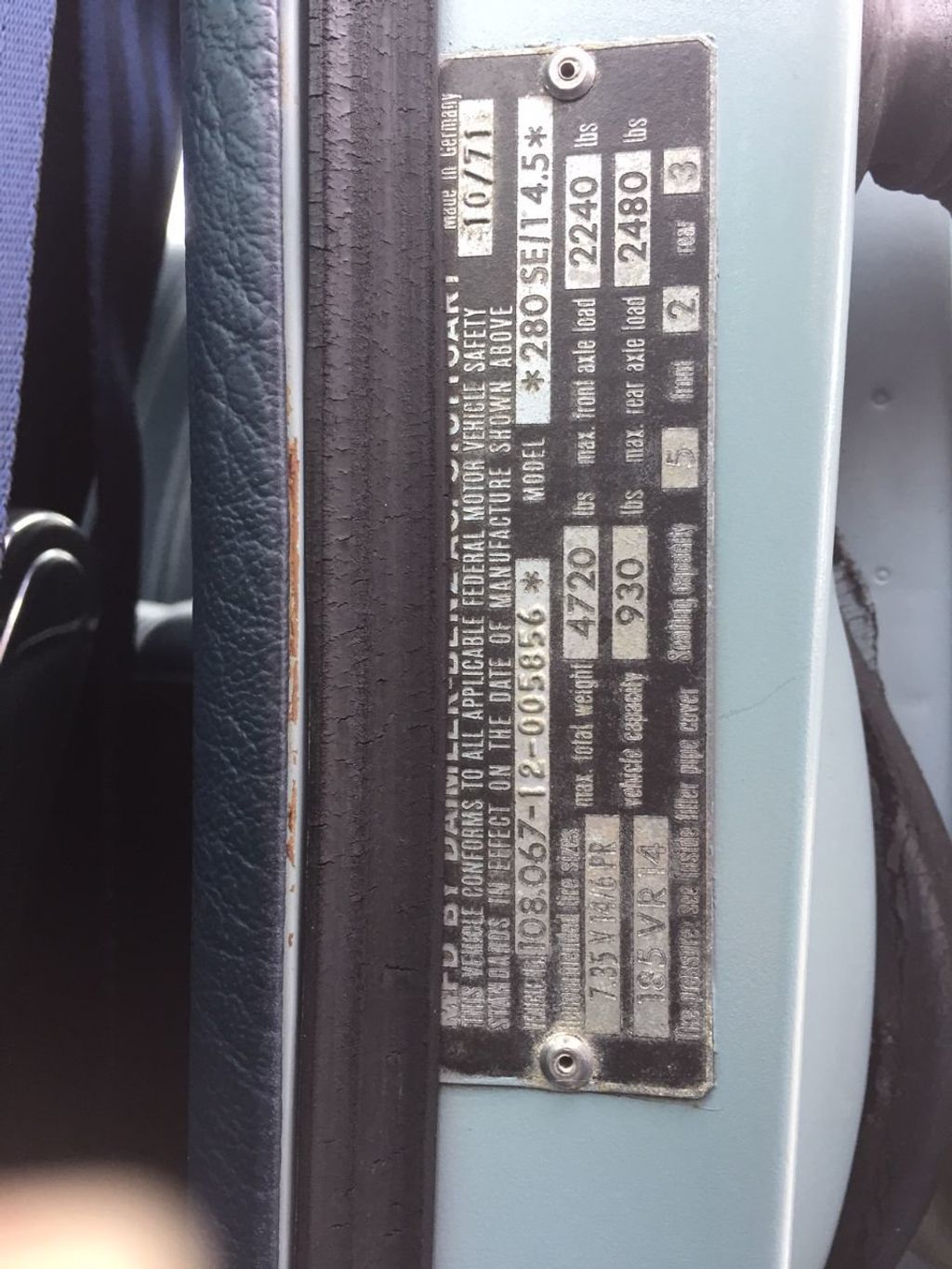 1972 Mercedes-Benz 280 SE 4.5  - 21074270 - 59