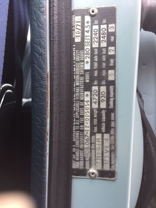 1972 Mercedes-Benz 280 SE 4.5  - 21074270 - 59