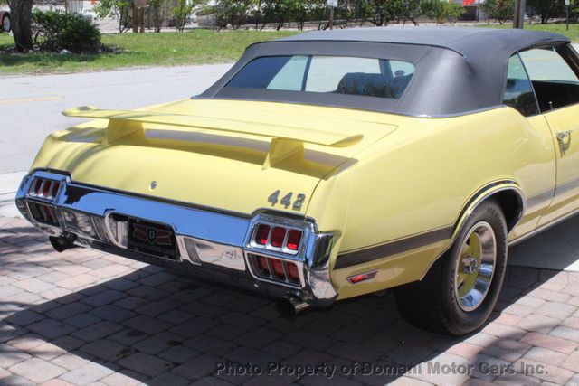 1972 Oldsmobile CUTLASS OWN FOR $ 597,RESTO  CONVERTIBLE CUTLASS 442W-30 CLONE PLUS - 21377259 - 24