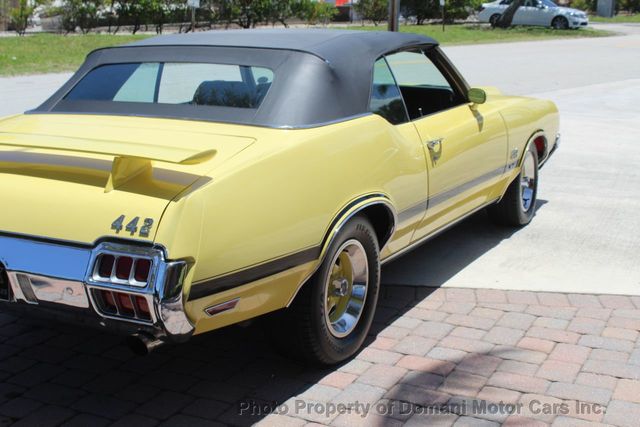 1972 Oldsmobile CUTLASS OWN FOR $ 597,RESTO  CONVERTIBLE CUTLASS 442W-30 CLONE PLUS - 21377259 - 27