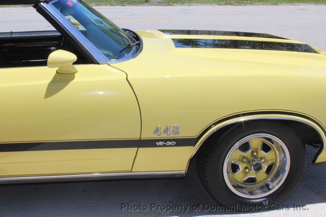 1972 Oldsmobile CUTLASS OWN FOR $ 597,RESTO  CONVERTIBLE CUTLASS 442W-30 CLONE PLUS - 21377259 - 30