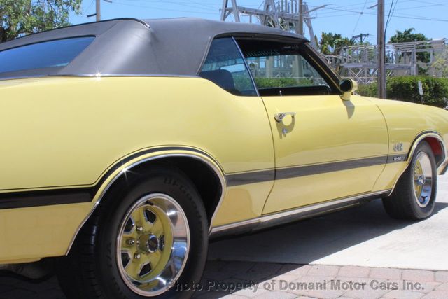 1972 Oldsmobile CUTLASS OWN FOR $ 597,RESTO  CONVERTIBLE CUTLASS 442W-30 CLONE PLUS - 21377259 - 38