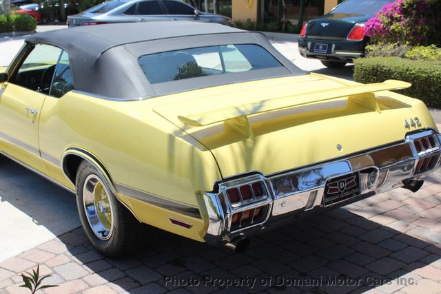 1972 Oldsmobile CUTLASS OWN FOR $ 597,RESTO  CONVERTIBLE CUTLASS 442W-30 CLONE PLUS - 21377259 - 3