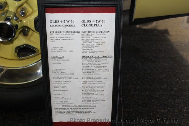 1972 Oldsmobile CUTLASS OWN FOR $ 597,RESTO  CONVERTIBLE CUTLASS 442W-30 CLONE PLUS - 21377259 - 6