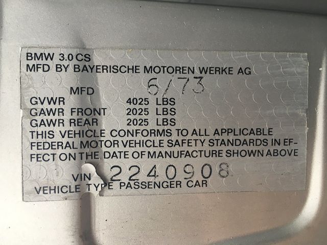1973 BMW 3.0CS  - 15539403 - 27