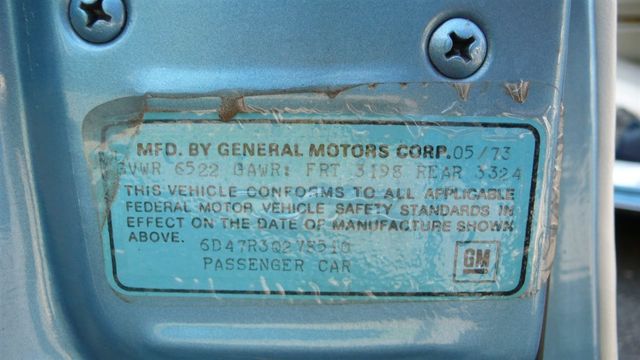 1973 Cadillac DEVILLE ORIGINAL - 12154425 - 86