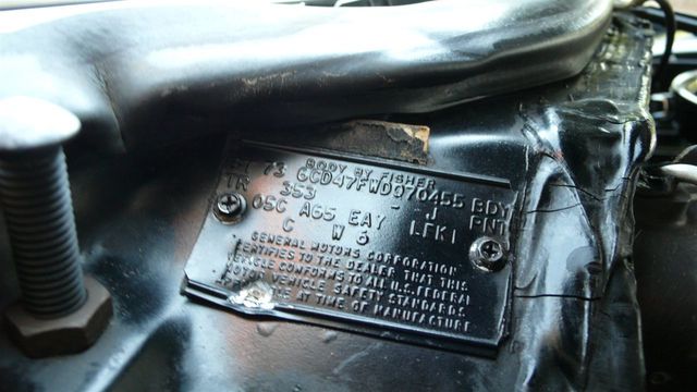 1973 Cadillac DEVILLE ORIGINAL - 12154425 - 96