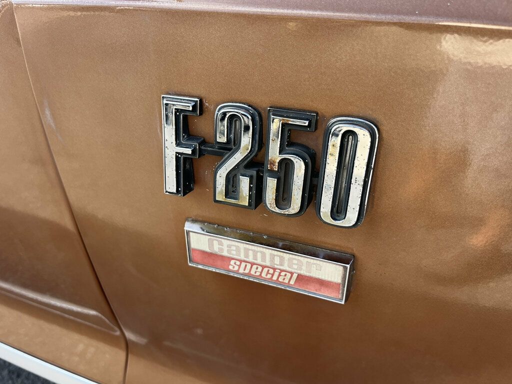 1973 Ford F250 Regular Cab Long Bed Ranger Camper Special - 23066489 - 9