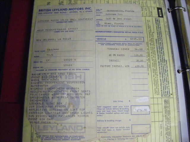 1973 Triumph TR6 AWESOME! - 4728341 - 33