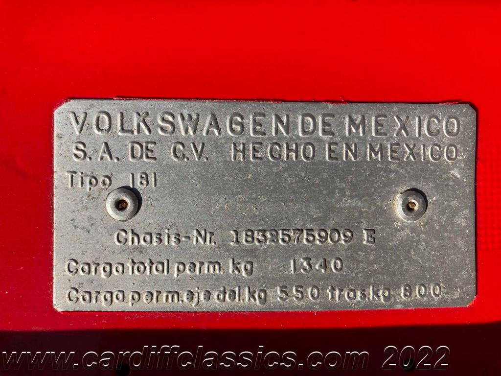 1973 Volkswagen Thing  - 21111289 - 29