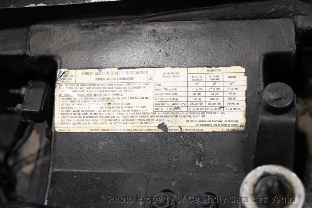1974 Chevrolet Corvette L48 350ci - 22910625 - 50