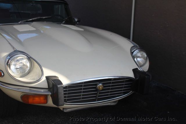 1974 Jaguar XKE  E-TYPE CONVERTIBLE V12 SERIES 3, 4 SPD MANUAL/ 4-CARBURETED - 22258947 - 2