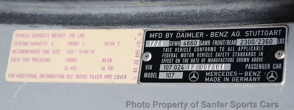 1974 Mercedes-Benz 450 SLC  - 23069406 - 44