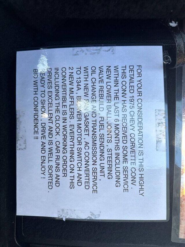 1975 Chevrolet Corvette L-48 - NCRS - SUMMER IS COMING - GET YOURS! - 22982698 - 29