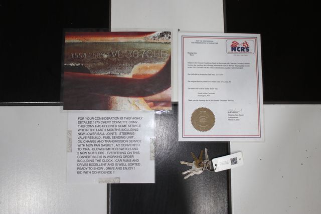 1975 Chevrolet Corvette L-48 - NCRS - SUMMER IS COMING - GET YOURS! - 22982698 - 74