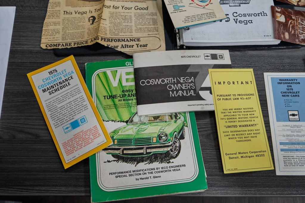 1975 Chevrolet Vega Cosworth 1 Owner, 45,000 Original Miles, 4 Speed - 21852303 - 33