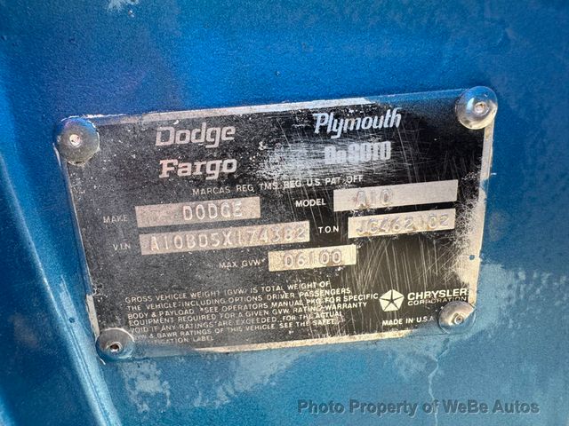 1975 Dodge Ramcharger For Sale  - 23051663 - 36