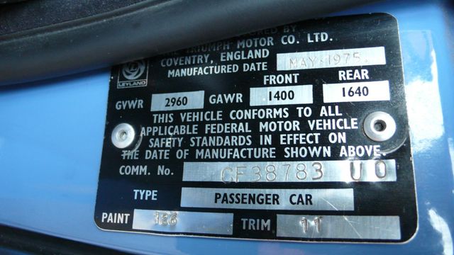 1975 Triumph TR6 RESTORED - 9793856 - 68