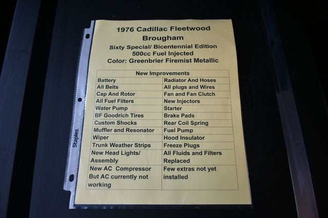 1976 Cadillac Fleetwood  - 22986303 - 5