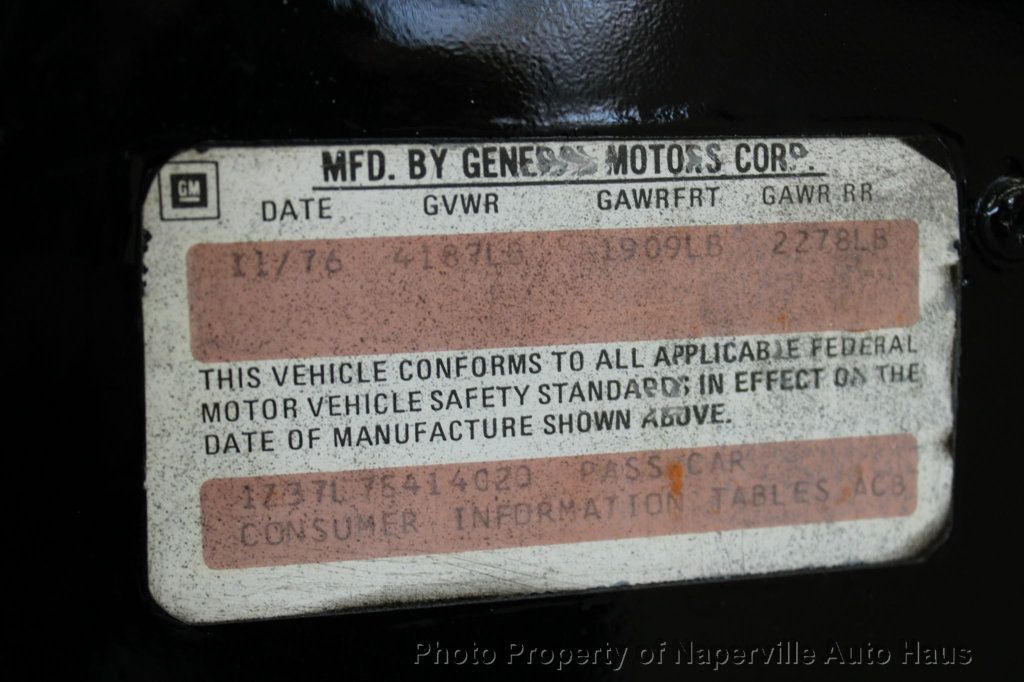 1977 CHEVROLET CORVETTE TOP - Image 40