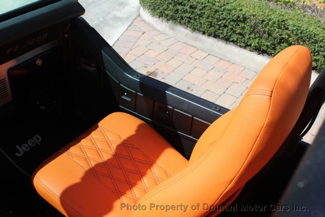 1978 Jeep CJ7 1978  CJ7 RESTOMODE 4WD CONVERTIBLE 350 AUTO - 21296574 - 44