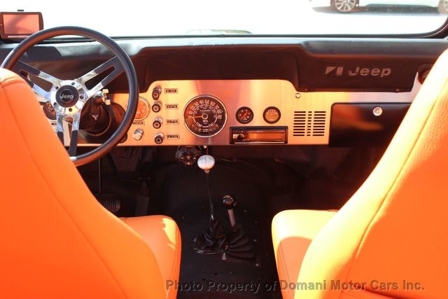 1978 Jeep CJ7 1978  CJ7 RESTOMODE 4WD CONVERTIBLE 350 AUTO - 21296574 - 47