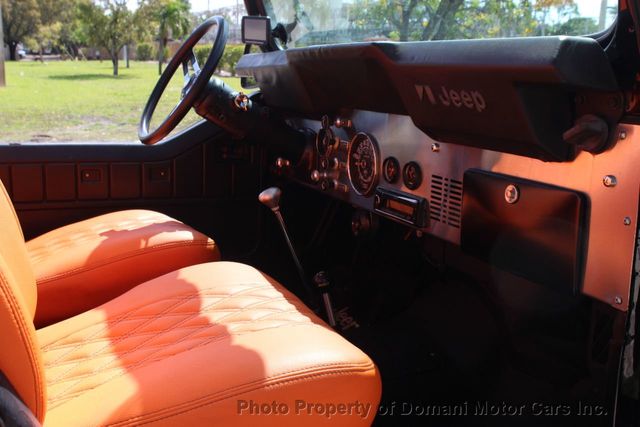 1978 Jeep CJ7 1978  CJ7 RESTOMODE 4WD CONVERTIBLE 350 AUTO - 21296574 - 52