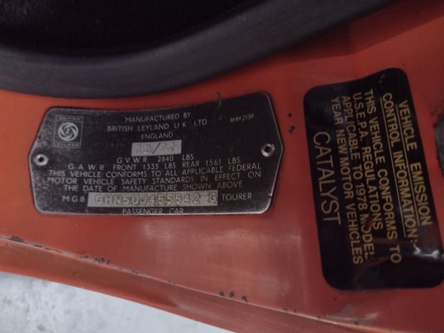 1978 MG MGB 2dr Convertible Stickshift Roadster - 22882140 - 33