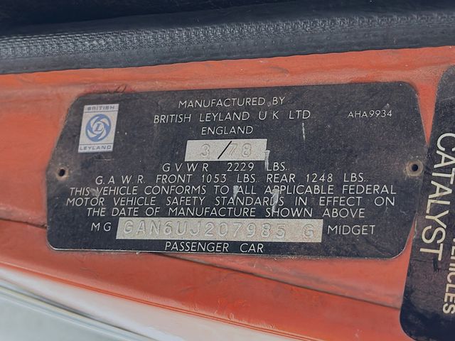 1978 MG Midget Midget CV - 22979303 - 26