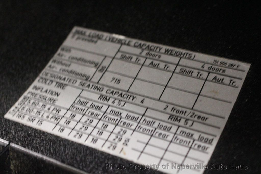 1978 VOLKSWAGEN BEETLE CONVERTIBLE - Image 38