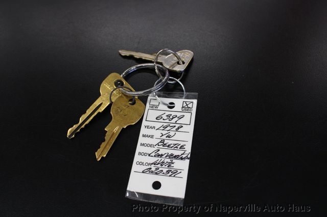 1978 VOLKSWAGEN BEETLE Convertible - 22987802 - 46