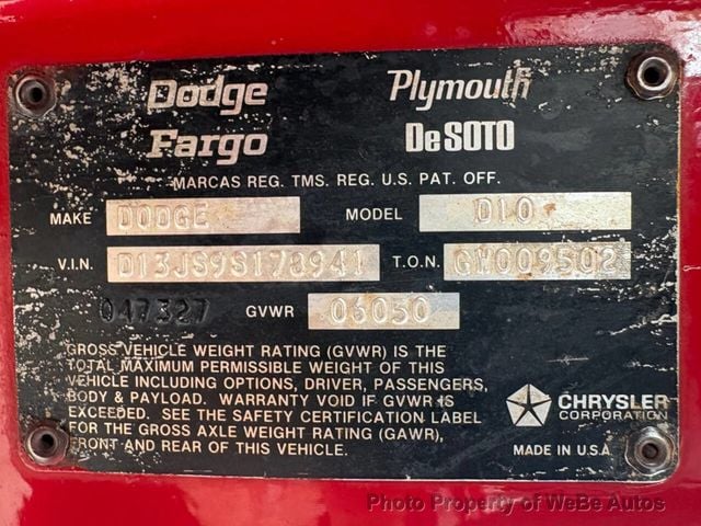 1979 Dodge D150 Pickup  - 23046454 - 39